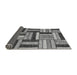 Sideview of Abstract Gray Modern Rug, abs331gry