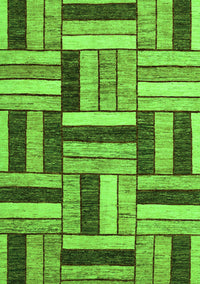 Abstract Green Modern Rug, abs331grn