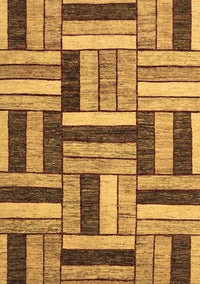 Abstract Brown Modern Rug, abs331brn