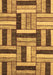 Abstract Brown Modern Rug, abs331brn