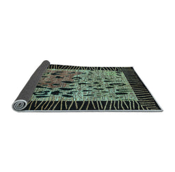Sideview of Animal Light Blue Modern Rug, abs3320lblu