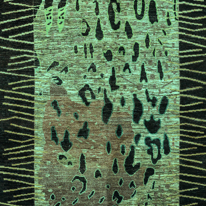 Animal Turquoise Modern Rug, abs3320turq