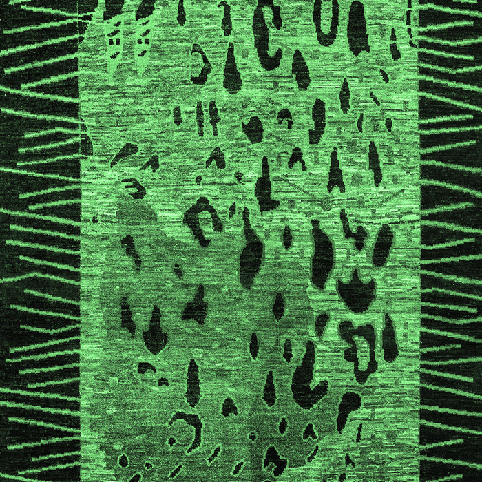 Animal Emerald Green Modern Rug, abs3320emgrn