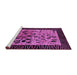 Sideview of Machine Washable Animal Purple Modern Area Rugs, wshabs3320pur