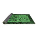 Sideview of Animal Emerald Green Modern Rug, abs3320emgrn