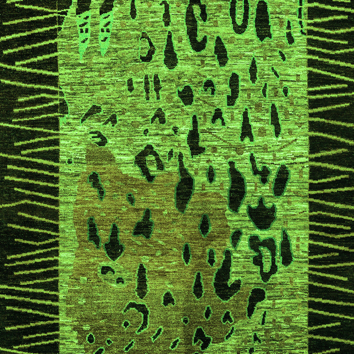 Animal Green Modern Rug, abs3320grn