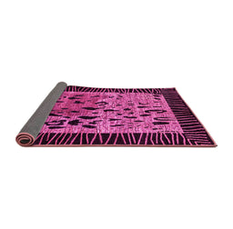 Sideview of Animal Pink Modern Rug, abs3320pnk
