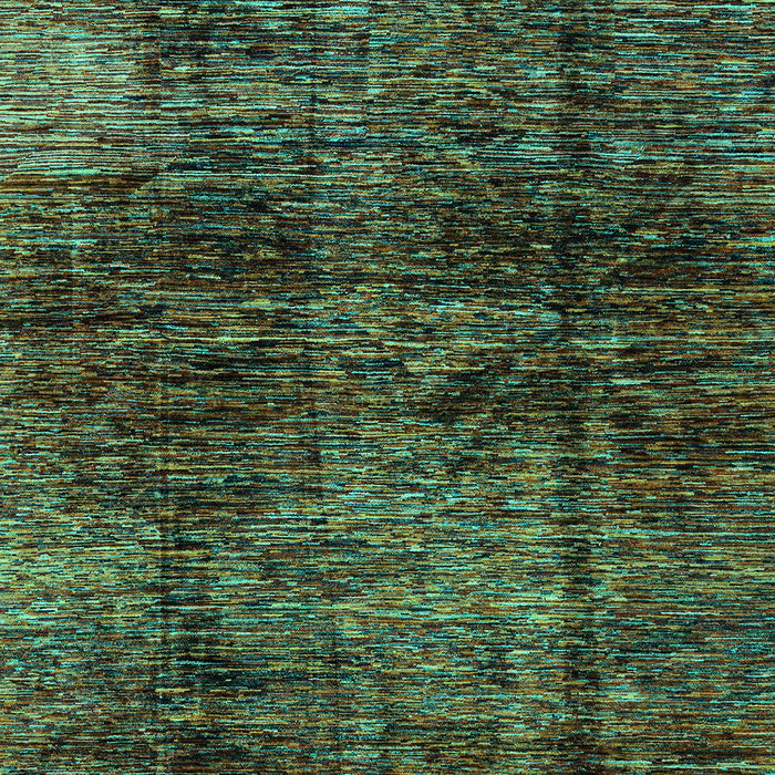 Machine Washable Abstract Turquoise Modern Area Rugs, wshabs3321turq