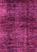 Machine Washable Abstract Pink Modern Rug, wshabs3321pnk