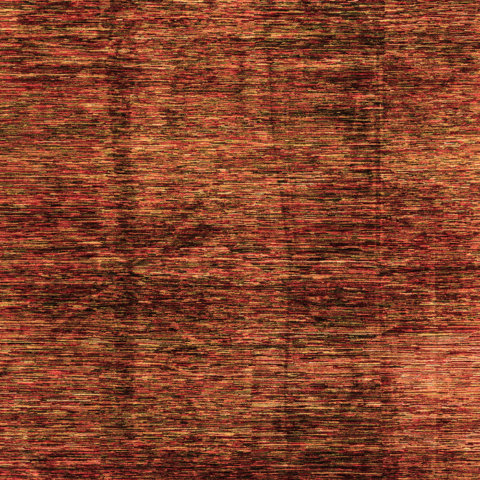 Square Machine Washable Abstract Orange Modern Area Rugs, wshabs3321org