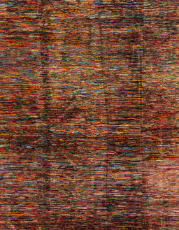 Abstract Dark Red Modern Rug, abs3321