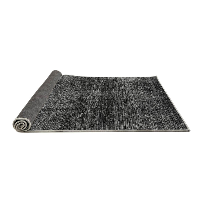 Sideview of Abstract Gray Modern Rug, abs3321gry