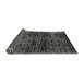 Sideview of Abstract Gray Modern Rug, abs3321gry