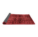 Abstract Red Modern Area Rugs