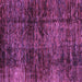 Square Abstract Purple Modern Rug, abs3321pur