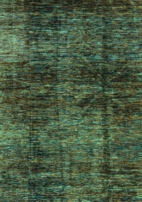 Abstract Turquoise Modern Rug, abs3321turq