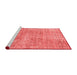 Modern Red Washable Rugs