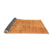 Sideview of Abstract Orange Modern Rug, abs3322org