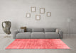 Modern Red Washable Rugs