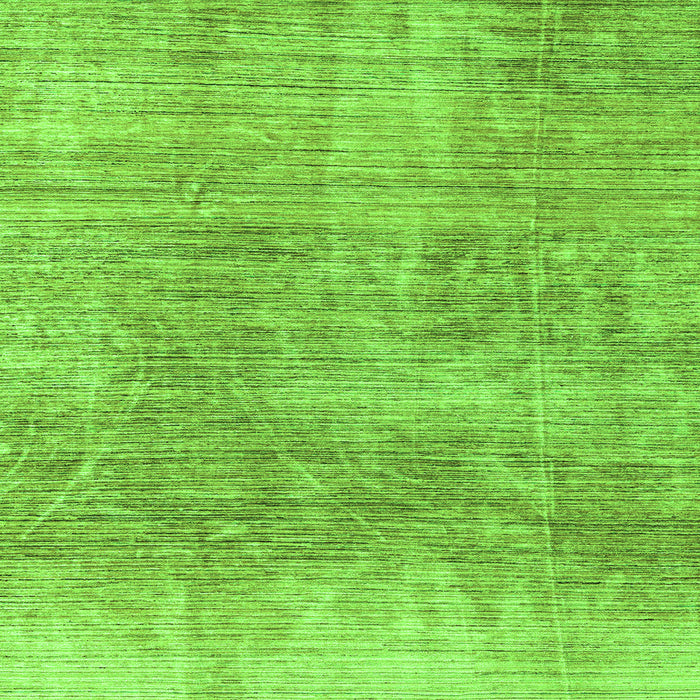 Square Machine Washable Abstract Green Modern Area Rugs, wshabs3322grn