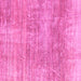 Square Machine Washable Abstract Pink Modern Rug, wshabs3322pnk