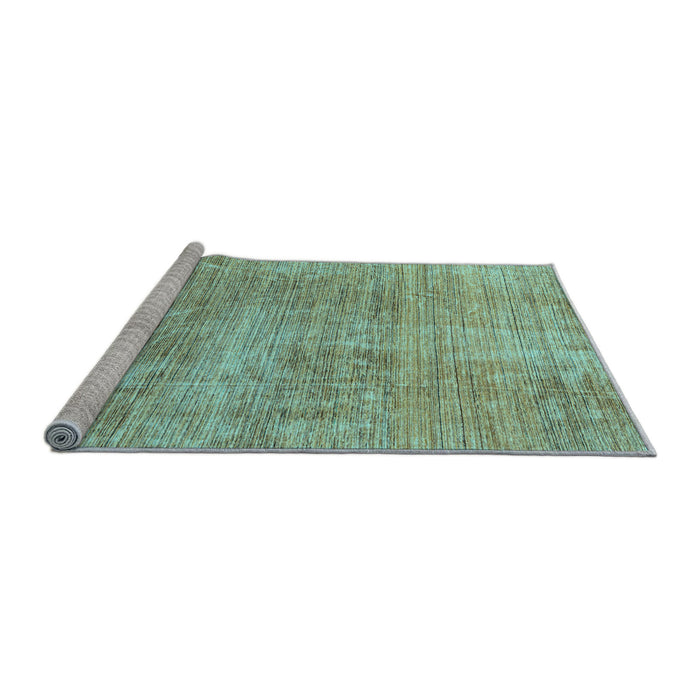 Sideview of Machine Washable Abstract Light Blue Modern Rug, wshabs3322lblu