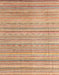 Abstract Chestnut Red Modern Rug, abs3323