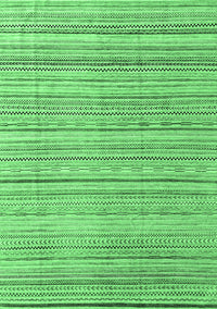 Abstract Emerald Green Modern Rug, abs3323emgrn