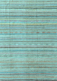 Abstract Light Blue Modern Rug, abs3323lblu