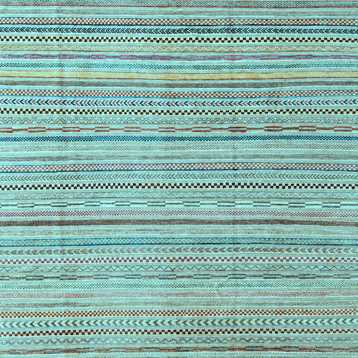 Abstract Light Blue Modern Rug, abs3323lblu