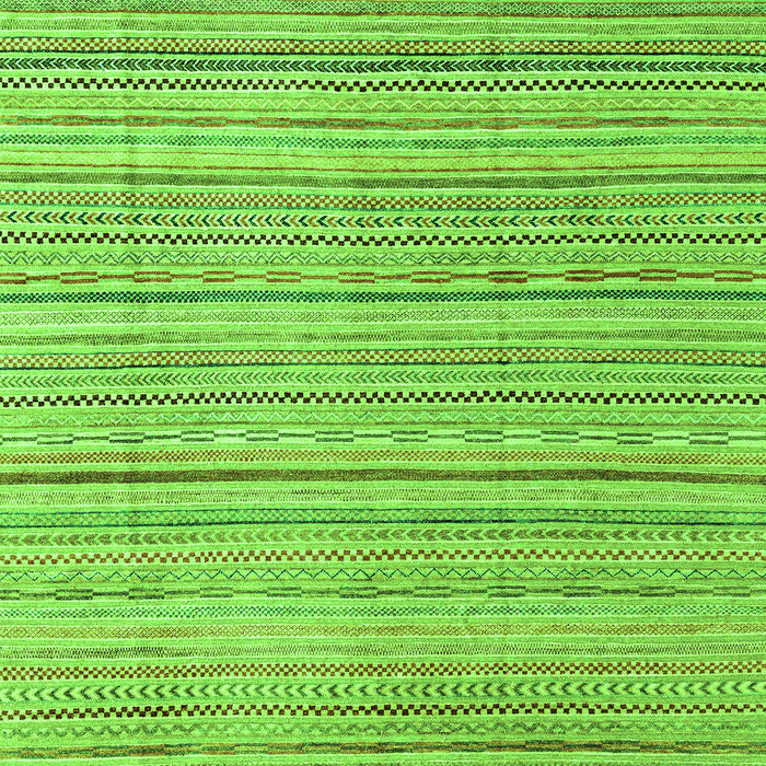 Machine Washable Abstract Green Modern Area Rugs, wshabs3323grn