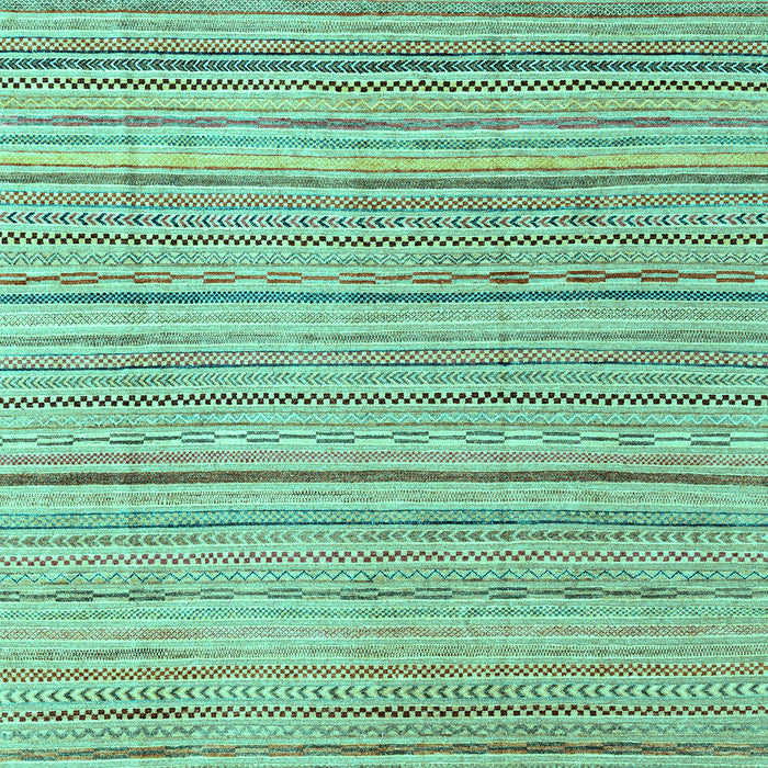 Machine Washable Abstract Turquoise Modern Area Rugs, wshabs3323turq