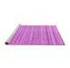 Sideview of Machine Washable Abstract Purple Modern Area Rugs, wshabs3323pur