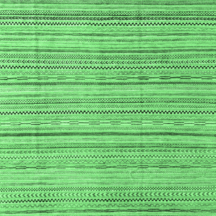 Machine Washable Abstract Emerald Green Modern Area Rugs, wshabs3323emgrn