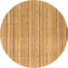 Round Abstract Brown Modern Rug, abs3323brn