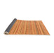 Sideview of Abstract Orange Modern Rug, abs3323org