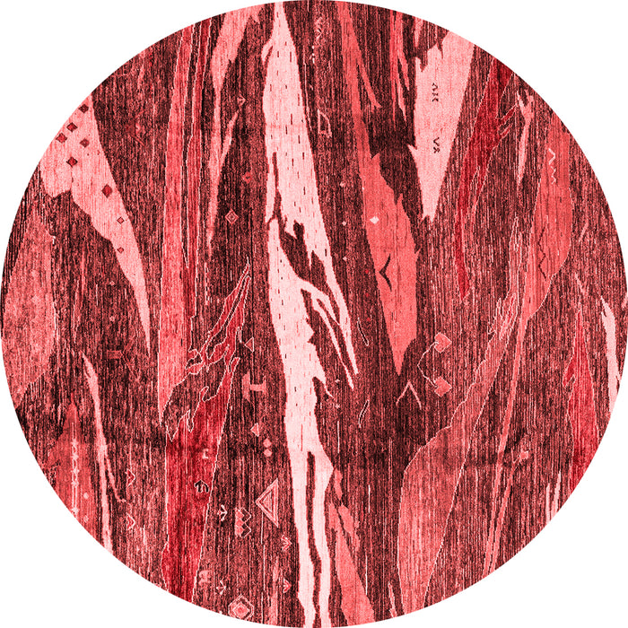 Abstract Red Modern Rug, abs3324red