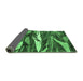 Sideview of Abstract Emerald Green Modern Rug, abs3324emgrn