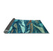 Sideview of Abstract Light Blue Modern Rug, abs3324lblu