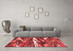 Modern Red Washable Rugs