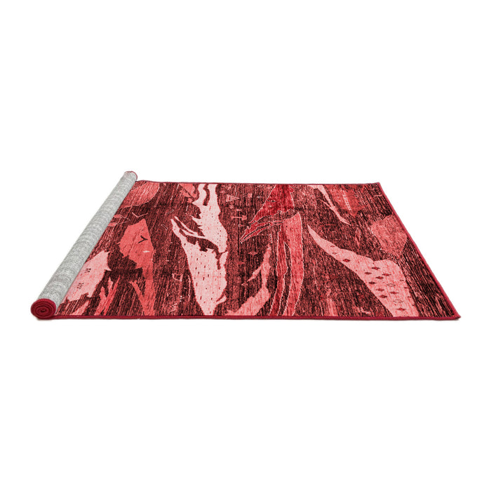 Modern Red Washable Rugs