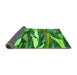 Sideview of Abstract Green Modern Rug, abs3324grn