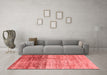 Modern Red Washable Rugs