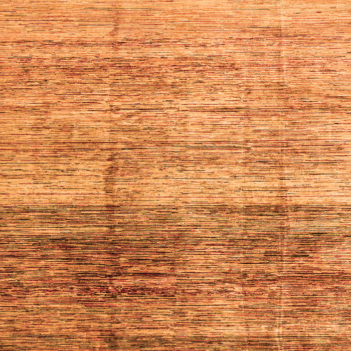 Square Abstract Orange Modern Rug, abs3325org