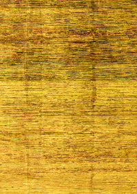 Abstract Yellow Modern Rug, abs3325yw