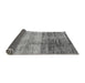 Sideview of Abstract Gray Modern Rug, abs3325gry