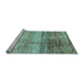 Sideview of Machine Washable Abstract Light Blue Modern Rug, wshabs3325lblu