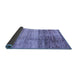 Sideview of Abstract Blue Modern Rug, abs3325blu