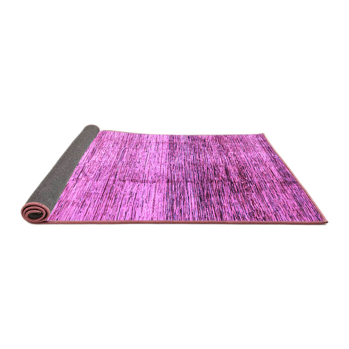 Sideview of Abstract Purple Modern Rug, abs3325pur