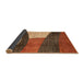 Sideview of Abstract Red Modern Rug, abs3326